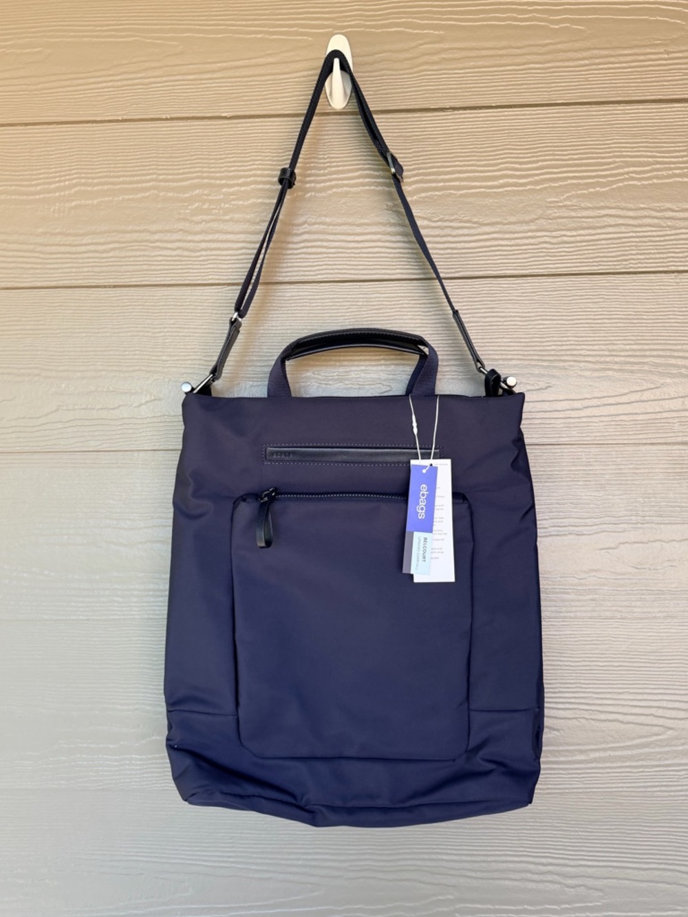 Ebags Belcourt Upward Carryall In Navy NWT